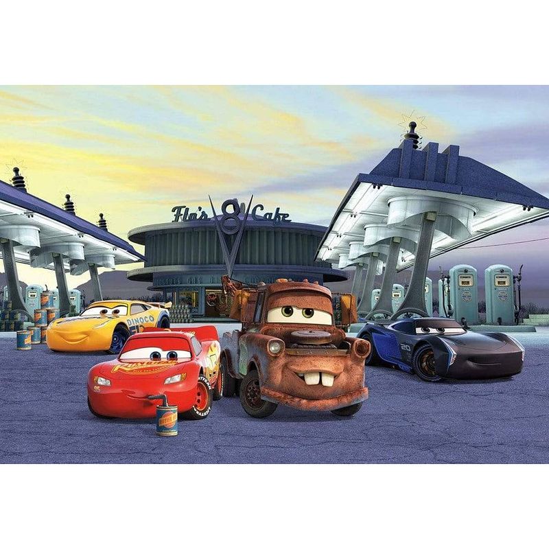 Foto van Komar cars 3 station fotobehang 368x254cm 8-delig