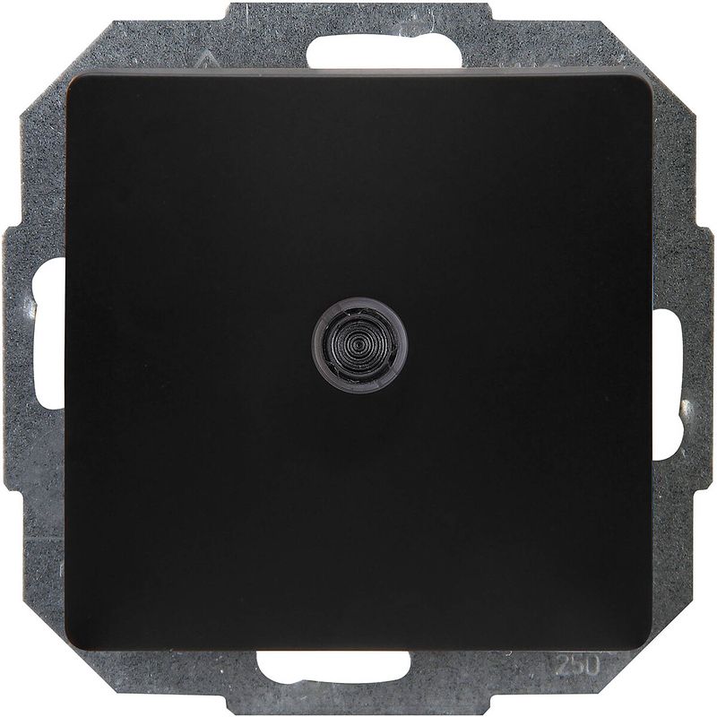 Foto van Kopp - wisselschakelaar met indicatielampje - paris - inbouw - 1-voudig enkel schakelaar - mat zwart
