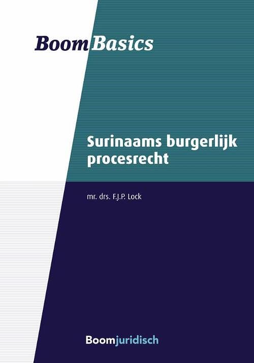 Foto van Surinaams burgerlijk procesrecht - f.j.p. lock - paperback (9789462126916)