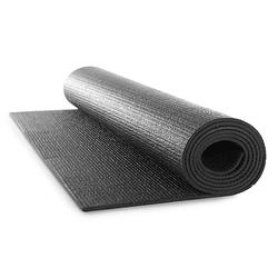 Foto van Orange85 yoga fitness mat - sportmat - zwart - 73cm - 173x60x0,8cm - schuim