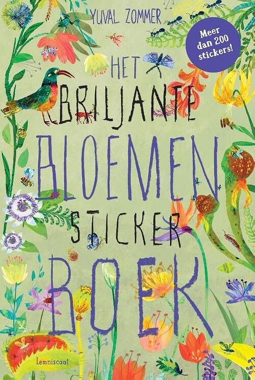 Foto van Het briljante bloemen boek stickerboek - yuval zommer - paperback (9789047712497)