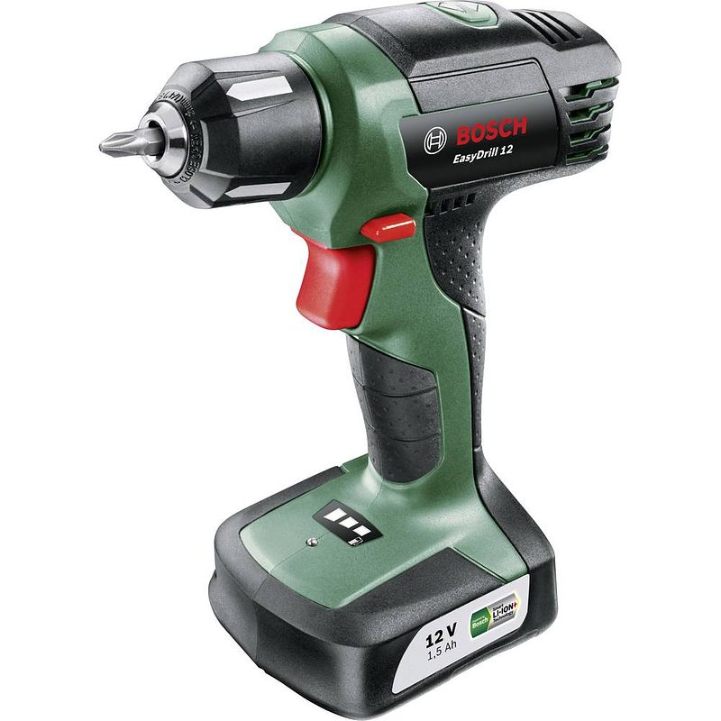 Foto van Bosch home and garden easydrill 12 06039b3000 accu-schroefboormachine 12 v 1.5 ah li-ion incl. accu