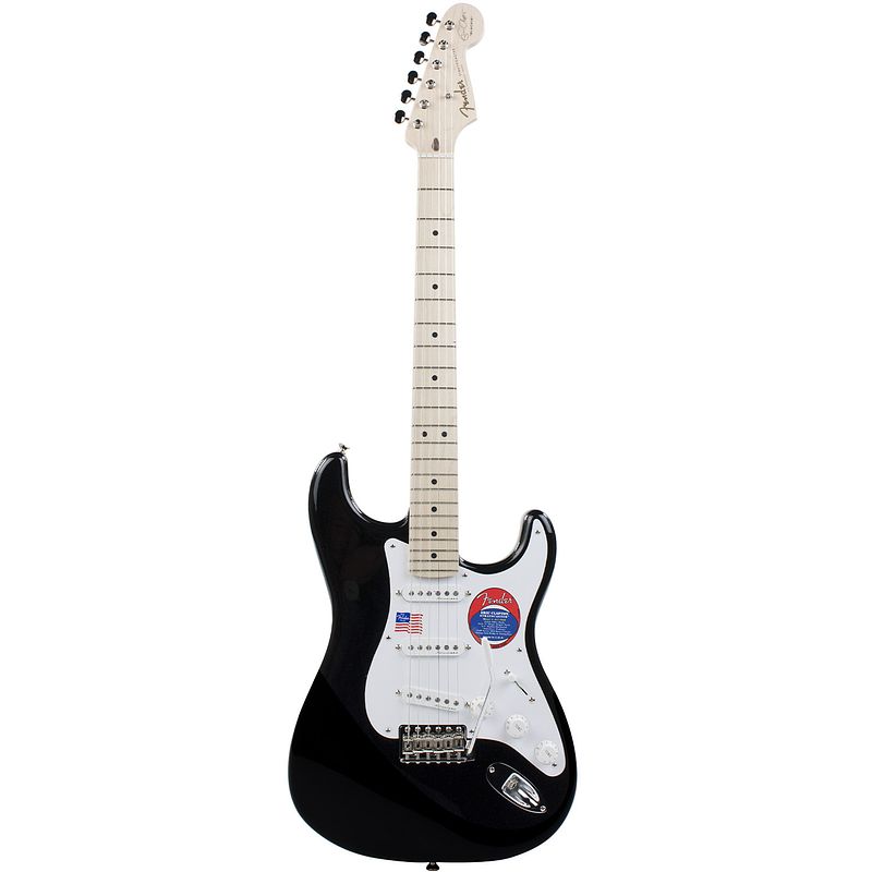 Foto van Fender eric clapton stratocaster black mn