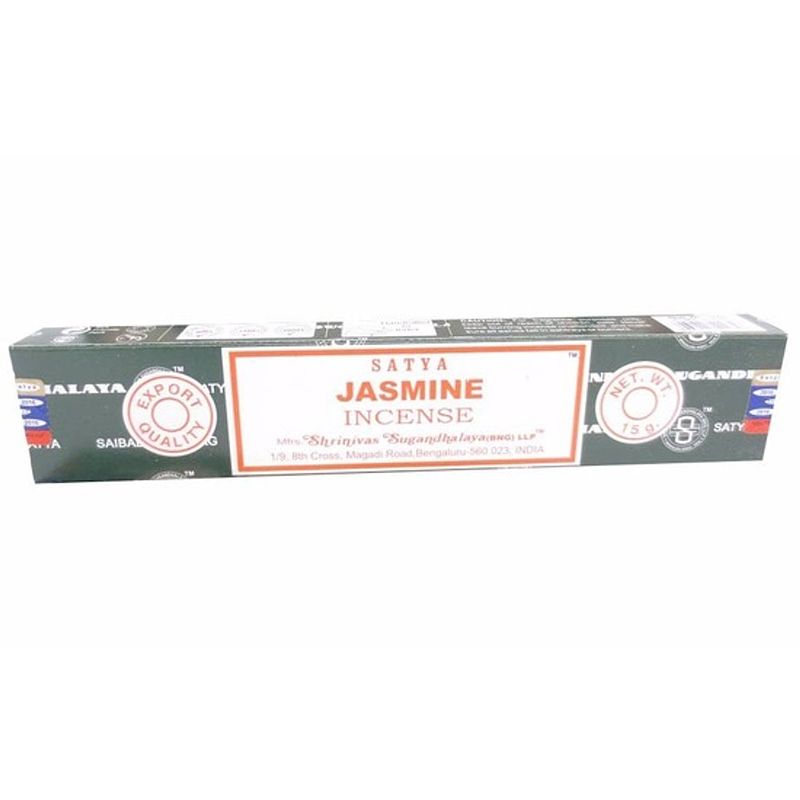 Foto van Nag champa wierook jasmine 15 gram - wierookstokjes