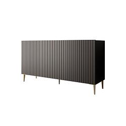 Foto van Meubella dressoir king - 150 cm - mat zwart