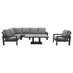 Foto van Vdg montana/jersey aluminium loungeset - incl. loungestoel