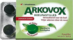 Foto van Arkovox menthol & eucalyptus pastilles 8st