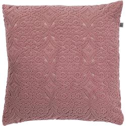 Foto van Dutch decor babet - sierkussen pruim 45x45 cm - roze - paars