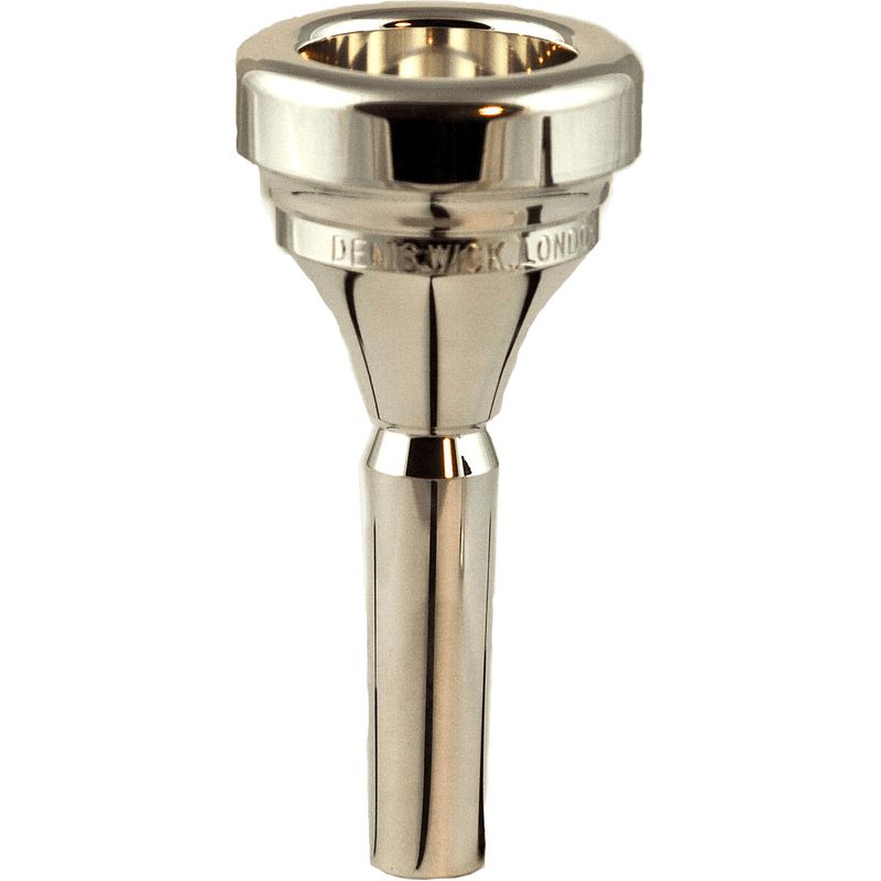 Foto van Denis wick 52863l classic tuba mouthpiece silver plated mondstuk voor tuba