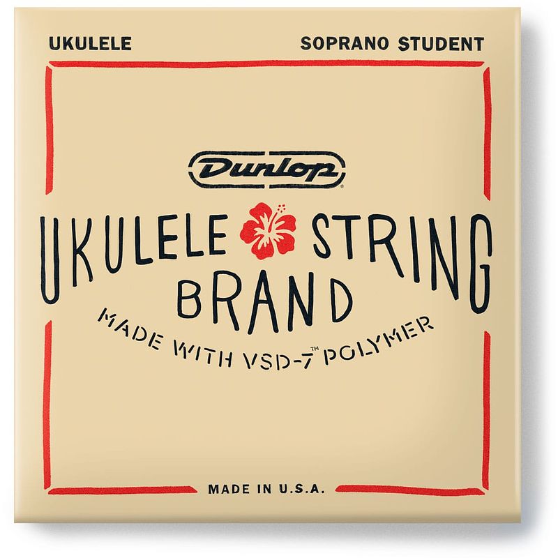 Foto van Dunlop duq201 ukulele soprano student 29-19 snarenset voor sopraan ukulele