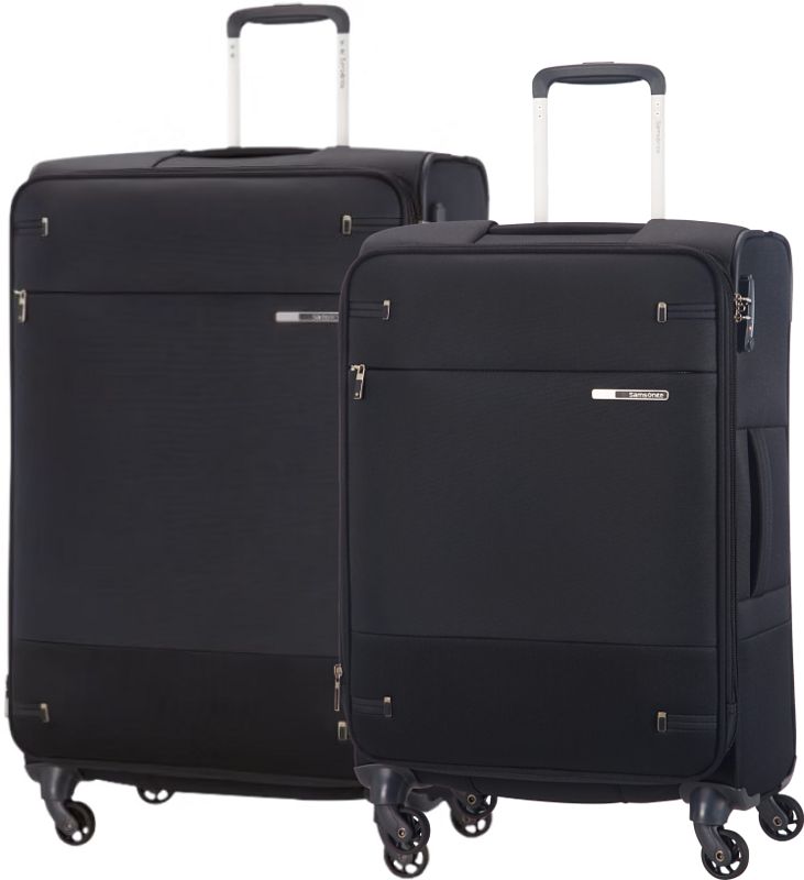 Foto van Samsonite base boost expandable spinner 78+66 cm black kofferset