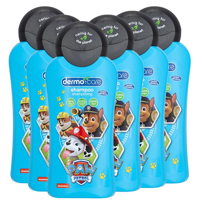 Foto van Dermo care - paw patrol - shampoo - 6 x 200ml - voordeelverpakking