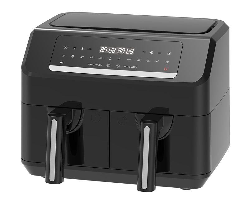 Foto van Emerio af-130376.1 airfryer zwart