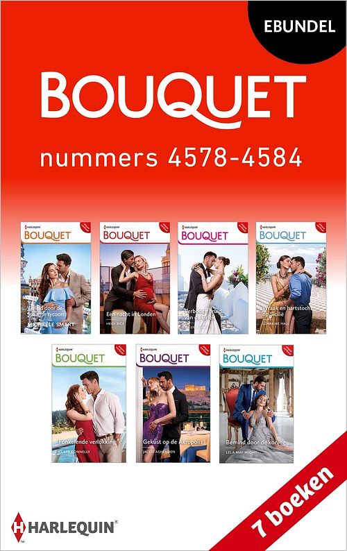 Foto van Bouquet e-bundel nummers 4578 - 4584 - michelle smart, heidi rice, millie adams, lorraine hall, clare connelly, jackie ashenden, lela may wight - ebook