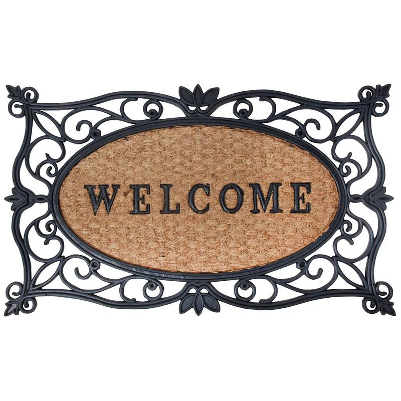 Foto van Esschert design deurmat welcome 75x45 cm rubber rb107