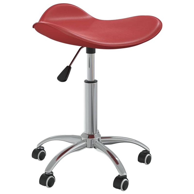 Foto van The living store eetkamerstoelen - kunstleer - 44x44x(46-57) cm - draaibaar