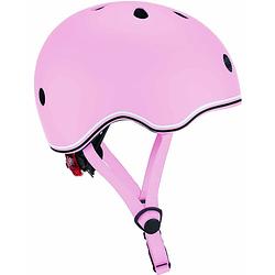 Foto van Globber helm go up lights pastel junior roze maat 45-51 cm