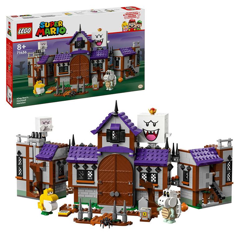 Foto van Lego super mario koning boo's spookhuis 71436