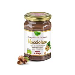 Foto van Nocciolata biologische cacao- hazelnootpasta