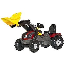 Foto van Rolly toys traptractor rollyfarmtrac valtra t213 rood/zwart