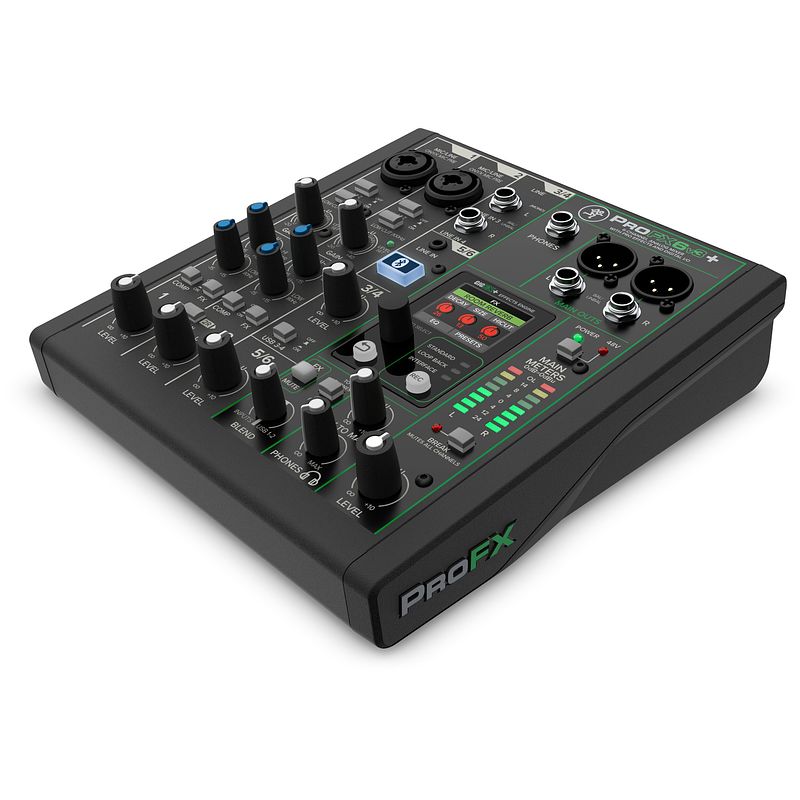 Foto van Mackie profx6v3+ fx-mixer met usb-interface