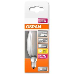 Foto van Osram led-lamp variabele matglasvlam - 4,4w equivalent 40w e14 - warm wit