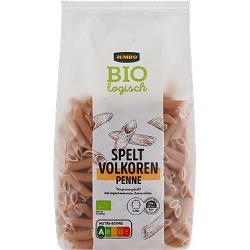 Foto van Jumbo biologisch spelt volkoren penne 500g