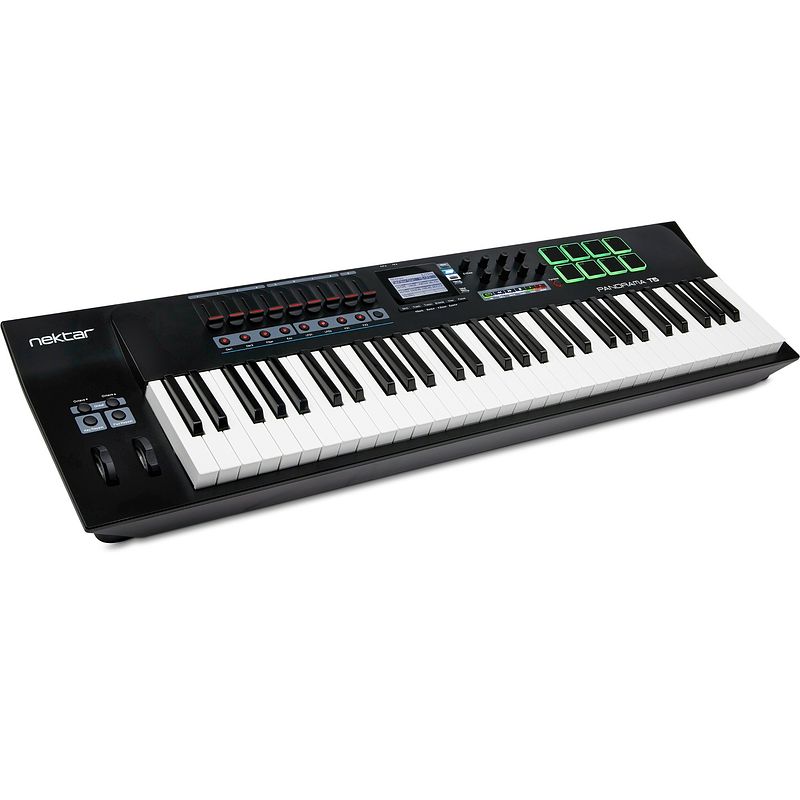 Foto van Nektar panorama t6 usb/midi keyboard 61 toetsen