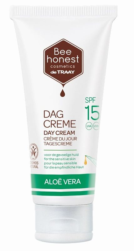 Foto van Bee honest dagcrème aloë vera spf15