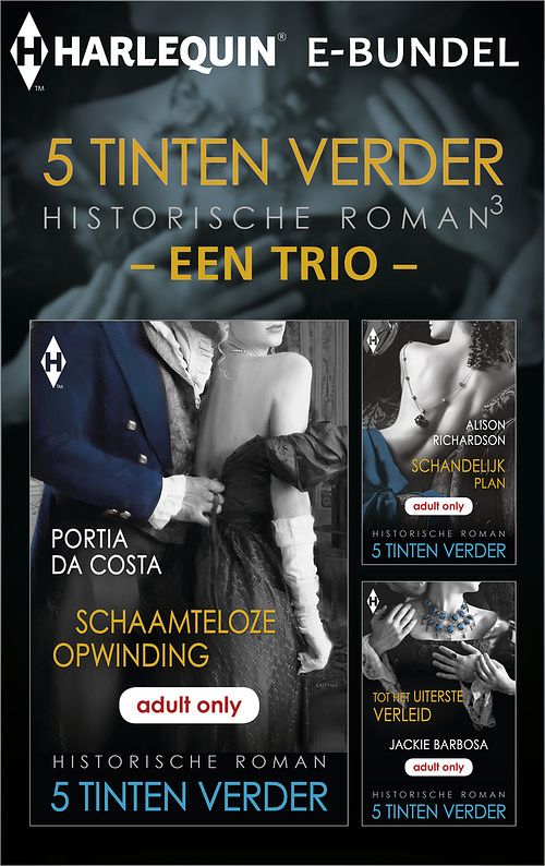 Foto van 5 tinten verder historisch 3 - een trio (3-in-1) - portia da costa, alison richardson, jackie barbosa - ebook