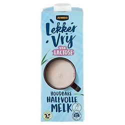 Foto van Jumbo houdbare lactosevrije halfvolle melk 1l