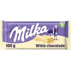 Foto van Milka chocolade reep witte chocola 100g bij jumbo