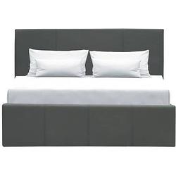 Foto van Martin tweepersoons boxspring met opbergruimte - 140 x 190 cm - grijs