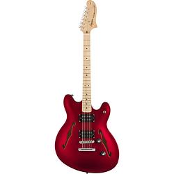 Foto van Squier affinity starcaster candy apple red mn