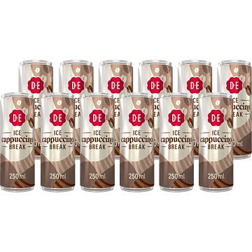 Foto van Douwe egberts ice cappuccino ijskoffie 12 x 250ml bij jumbo