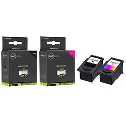 Foto van Inktmedia® - geschikt voor canon pg-560xl/cl-561xl aanbieding: zwart + kleur hoge capaciteit