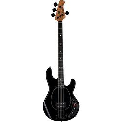 Foto van Sterling by music man darkray eb black elektrische basgitaar met deluxe gigbag