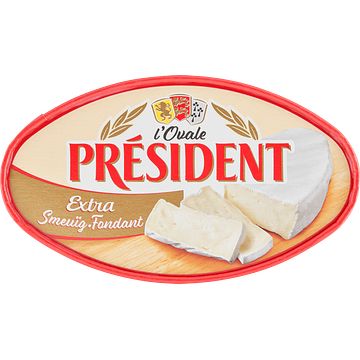 Foto van President l'sovale extra smeuig kaas 200g bij jumbo