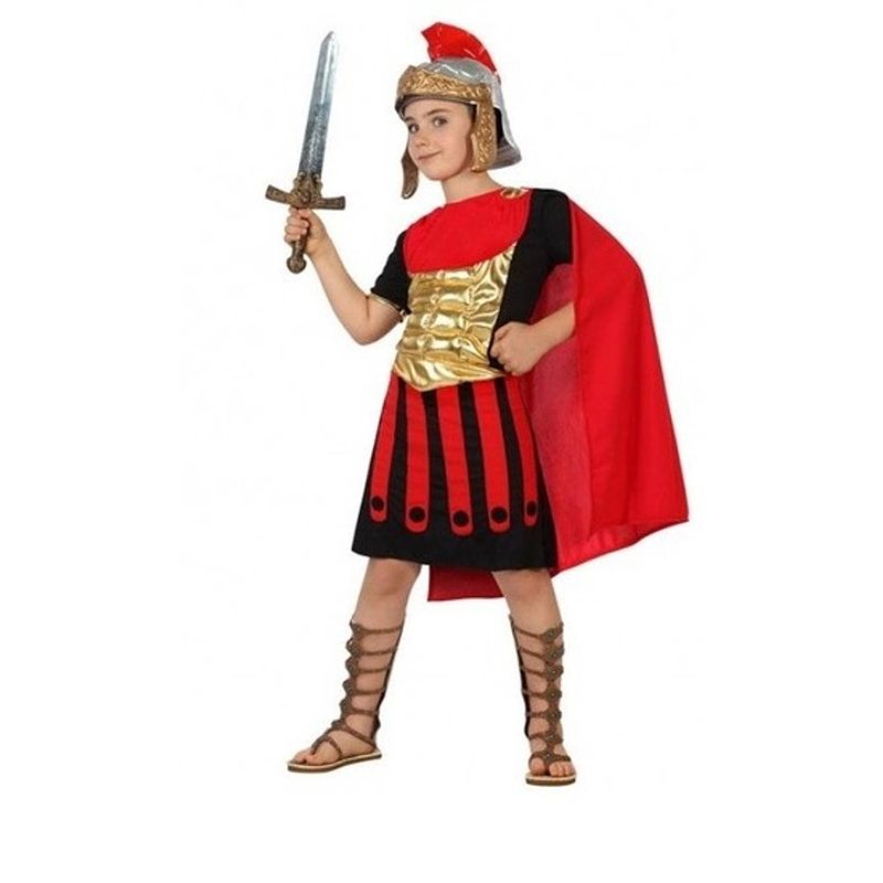 Foto van Gladiator verkleedset marius voor jongens 140 (10-12 jaar) - carnavalskostuums