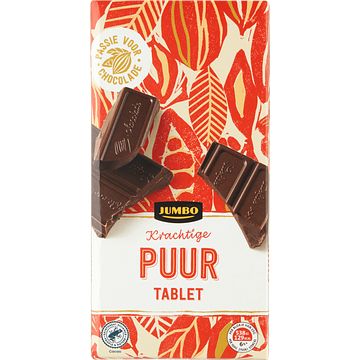 Foto van Jumbo puur chocolade reep 200g