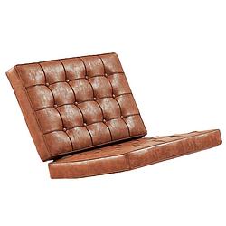 Foto van Kussenset berlin design chair - vintage brown