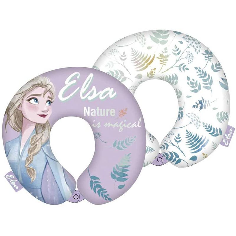 Foto van Arditex nekkussen frozen junior 28 cm polyester paars/wit