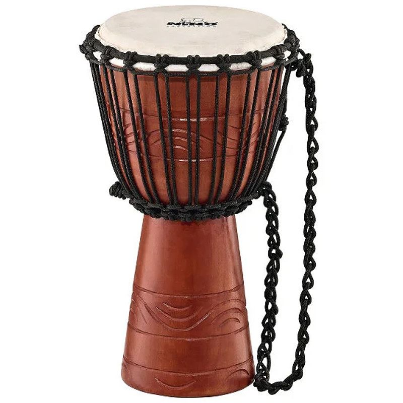 Foto van Nino percussion nino-adj2-s 8 inch djembe rope tuned mahonie