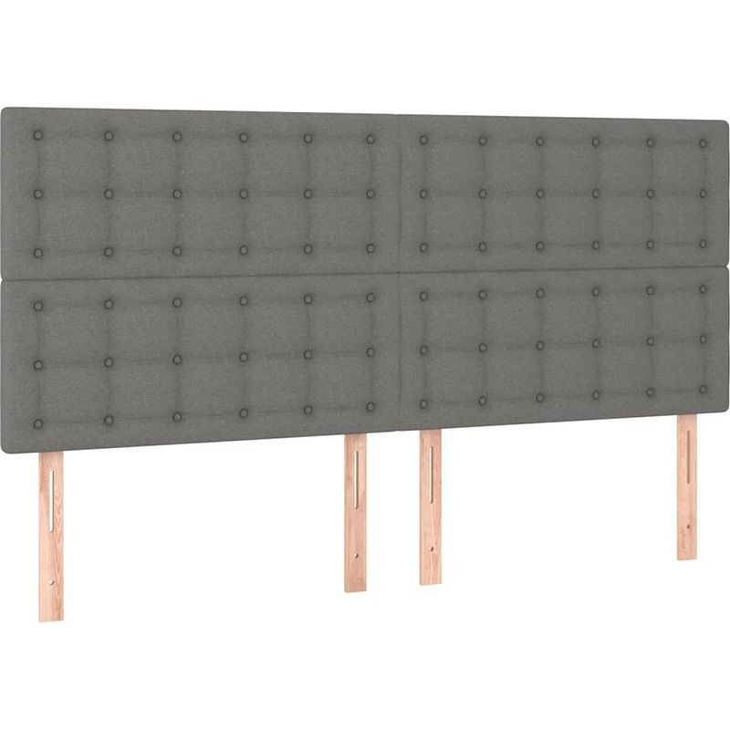 Foto van The living store boxspringbed - comfort - bed 203x203cm - duurzaam materiaal