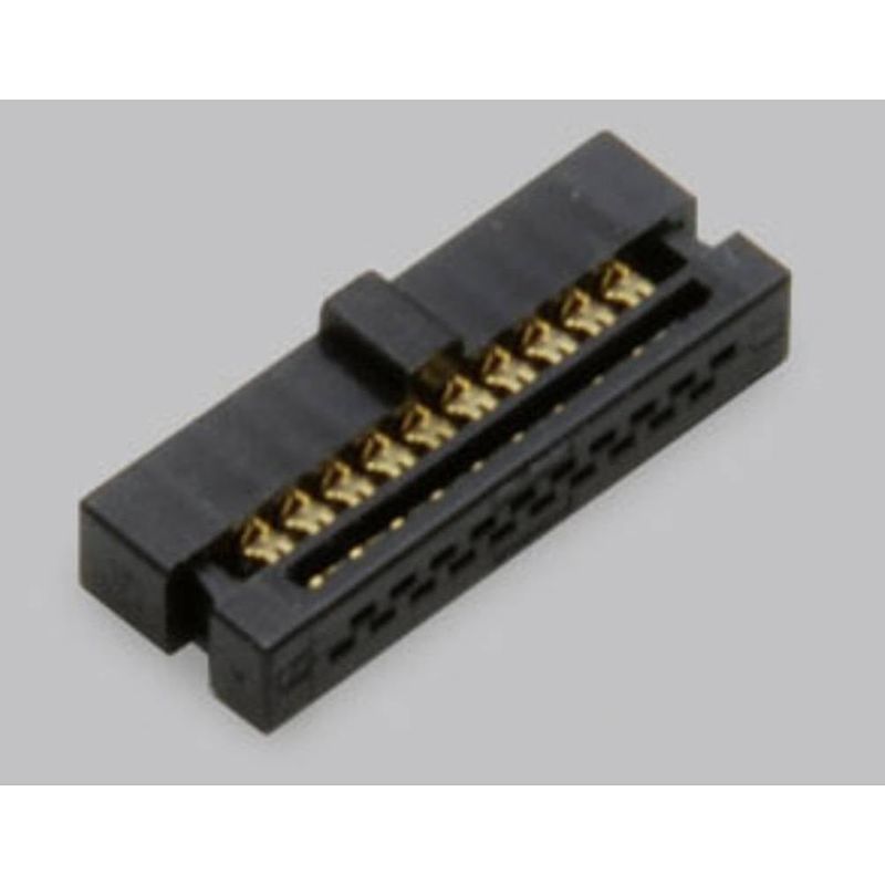 Foto van Bkl electronic 10120992 pinconnector met trekonlasting rastermaat: 2.54 mm totaal aantal polen: 24 aantal rijen: 2 1 stuk(s)