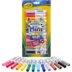 Foto van Crayola - pip-squeaks - 14 mini afwasbare viltstiften - pocketformaat