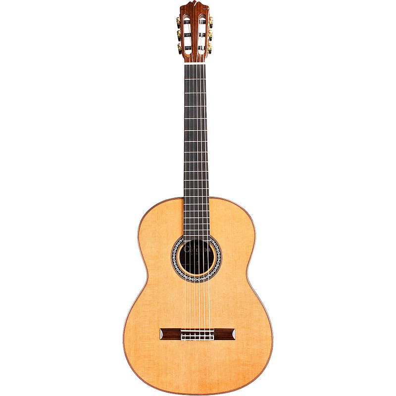 Foto van Cordoba c10 cd lefty luthier linkshandige klassieke gitaar met koffer