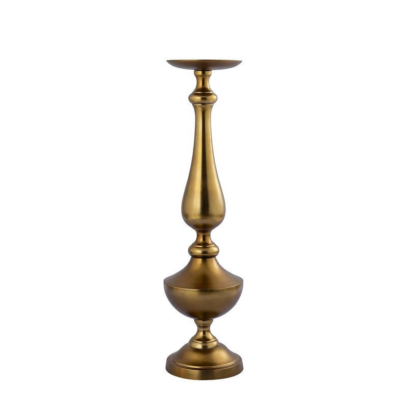 Foto van Ptmd centy brass casted alu candle holder m