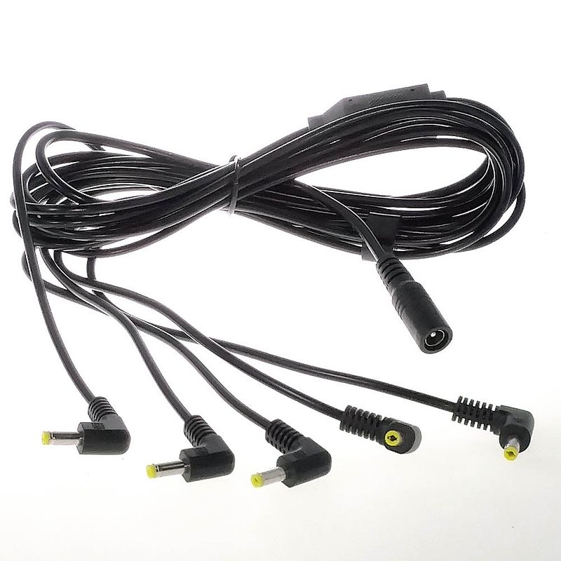 Foto van Myvolts power splitter cable black voedingsplitter voor korg volca