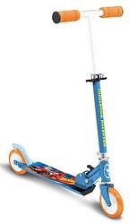 Foto van Stamp 2 wiel kinderstep hot wheels opvouwbaar voetrem blauw